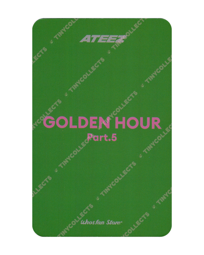 Yunho Whosfan Lucky Draw 1.0 Kongsuniteez ver. Golden Hour part 5 ATEEZ