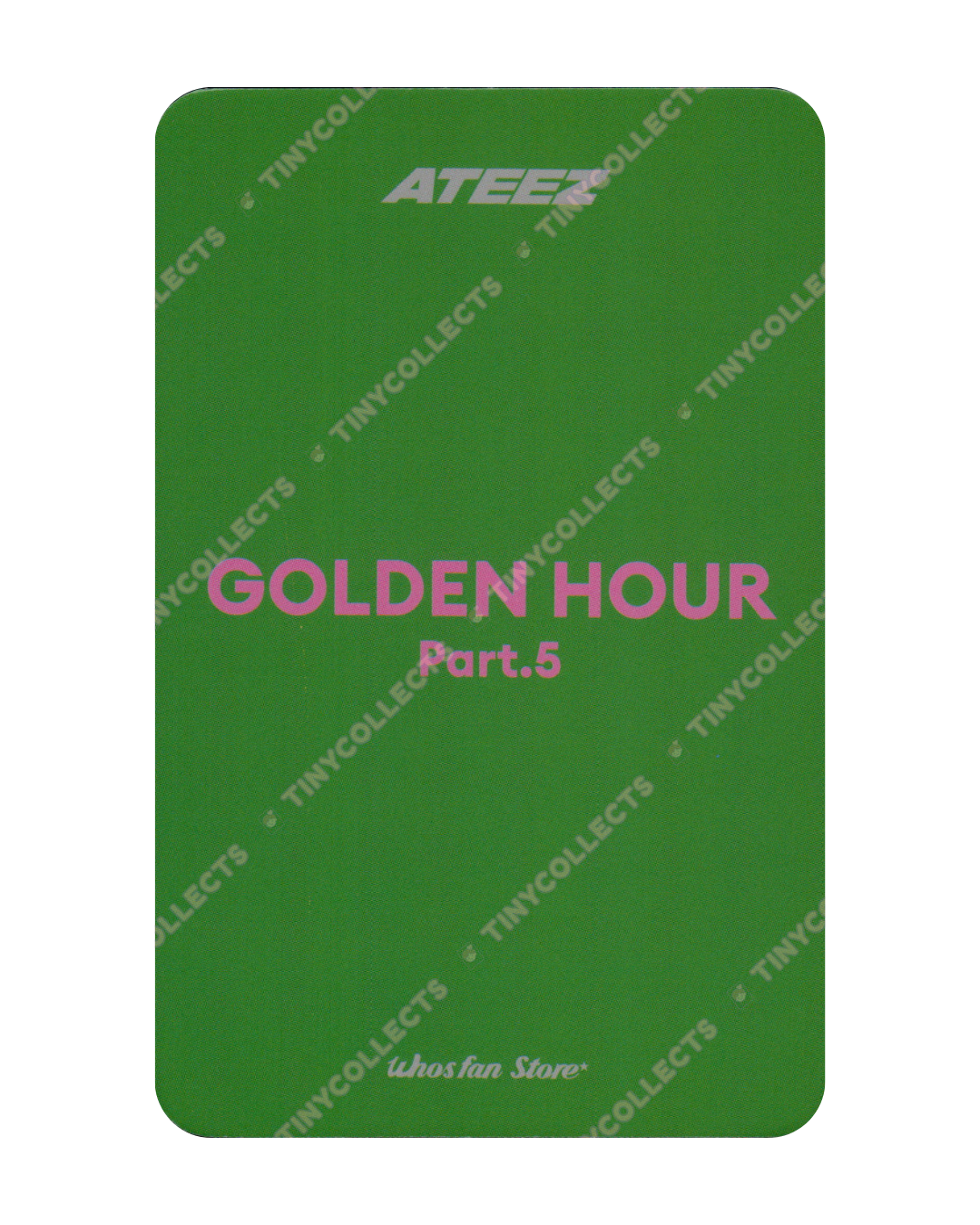 San Whosfan Lucky Draw 1.0 Kongsuniteez ver. Golden Hour part 5 ATEEZ