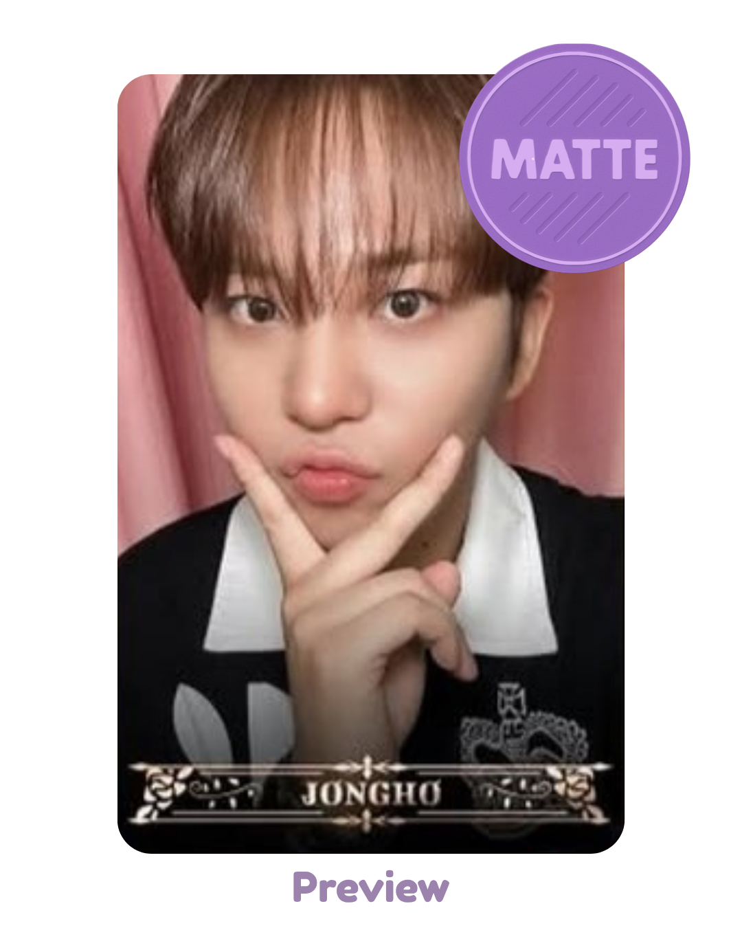 Jongho Higher Timepiece 7.0 MV Behind ver. Matte Golden Hour part 5 ATEEZ