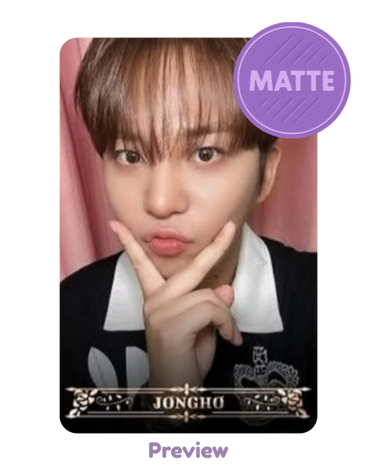 Jongho Higher Timepiece 7.0 MV Behind ver. Matte Golden Hour part 5 ATEEZ