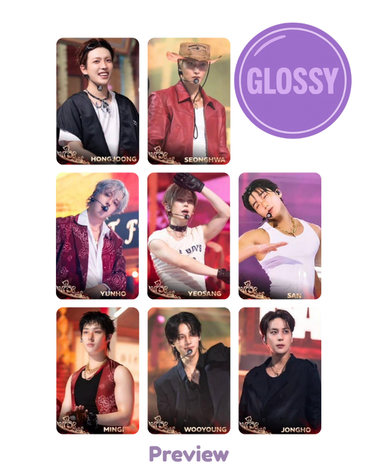 Set/OT8 Higher Timepiece 6.0 SBS Inkigayo Ep.1316 ver. Glossy Golden Hour part 5 ATEEZ