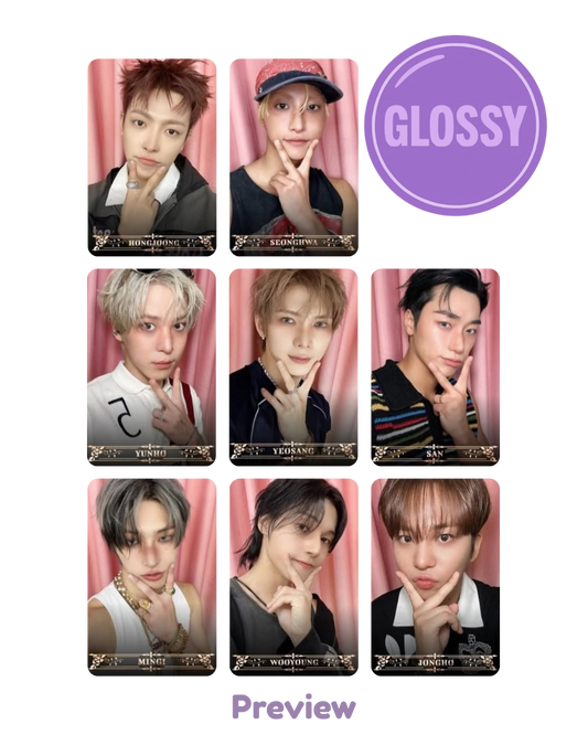 Set/OT8 Higher Timepiece 7.0 MV Behind ver. Glossy Golden Hour part 5 ATEEZ