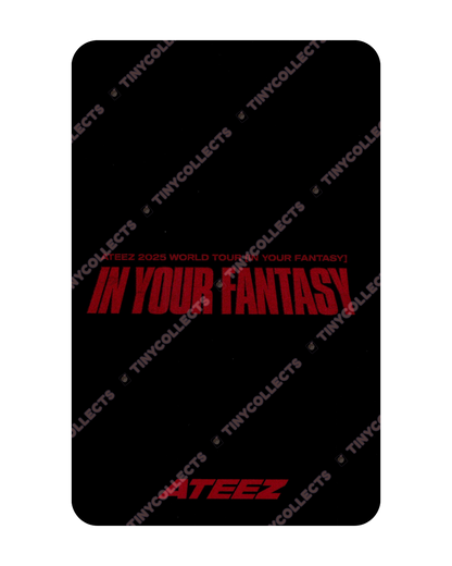 Wooyoung IYF Tour Japan Trading Card ver. 2 merch ATEEZ