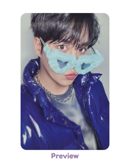 Jongho Musicart 1.1 Blue Sunglasses ver. POB Golden Hour part 5 ATEEZ