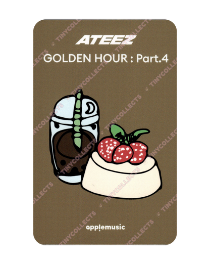 Wooyoung Cafe event benefit Apple Music/OffiK Golden Hour part 4 ATEEZ