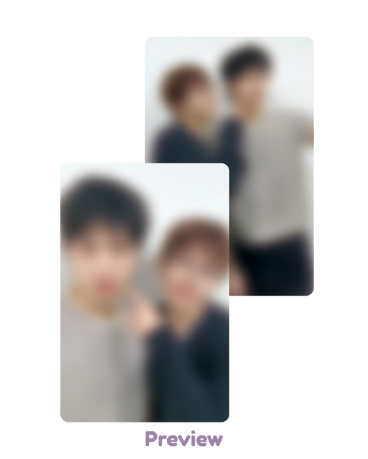 Hongjoong Mingi Musicart 2.2 Fansign ver. unit double-sided Golden Hour part 5 ATEEZ