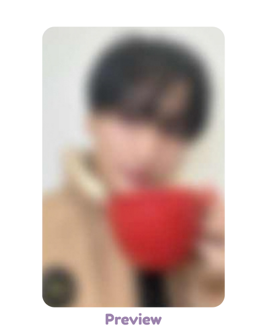 Seonghwa Makestar 6.1 Cozy Coffee ver. USA offline fansign benefit Golden Hour part 5 ATEEZ