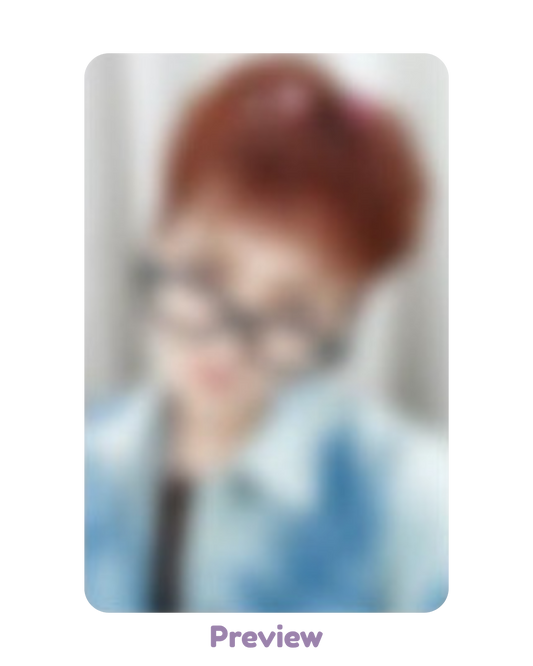 Hongjoong Makestar Lucky Draw 1.2 Hair Clip ver. Golden Hour part 5 ATEEZ