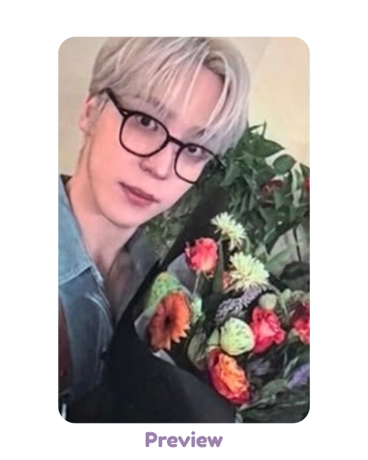 Yunho Fromm 4.0 Flower Cafe ver. Fansign Benefit Golden Hour part 5 ATEEZ