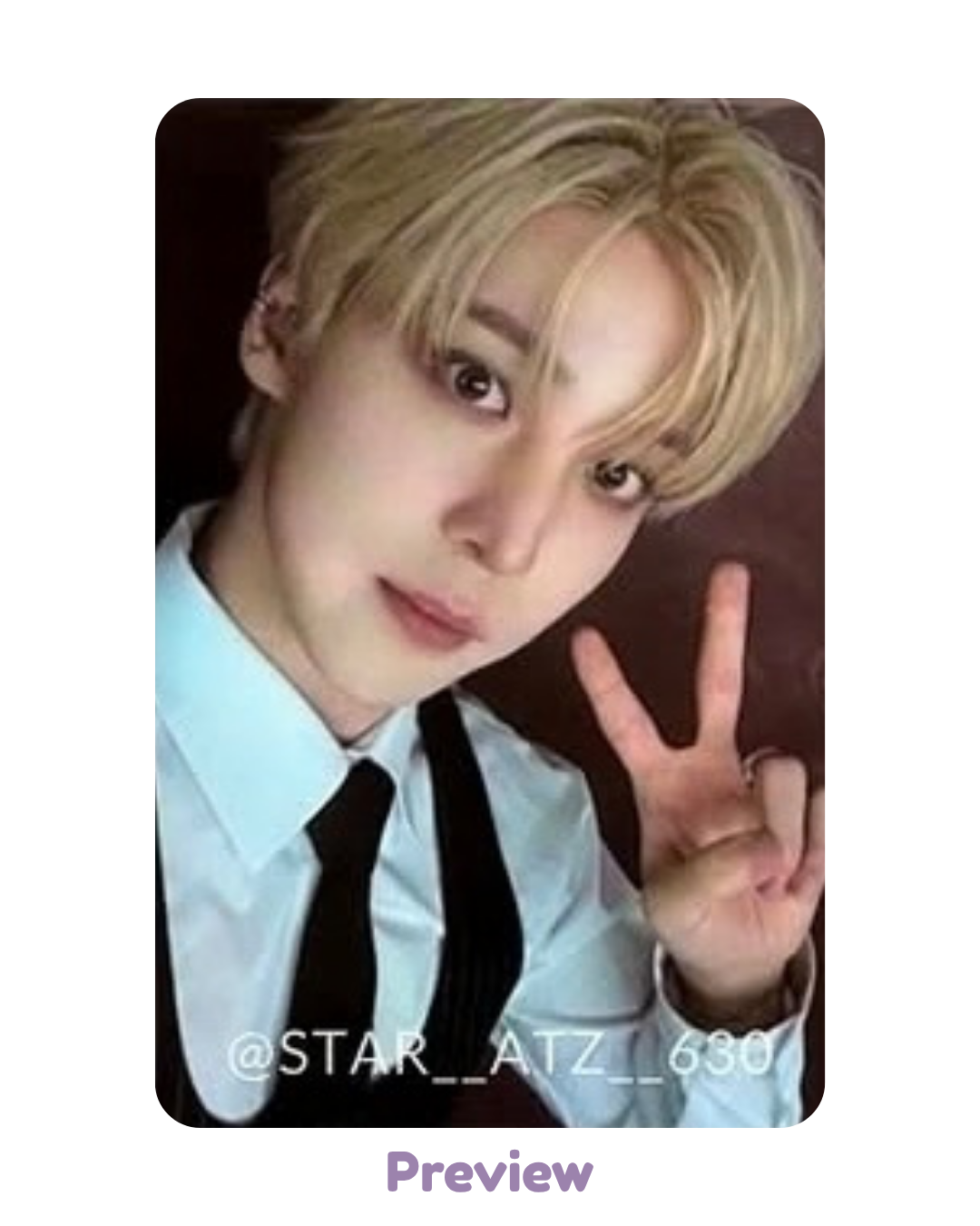 Yunho 50k offline ver. Purchase Benefit Blue Drift 8th Anniversary Exhibition ATEEZ