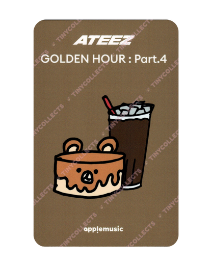 Jongho Cafe event benefit Apple Music/OffiK Golden Hour part 4 ATEEZ