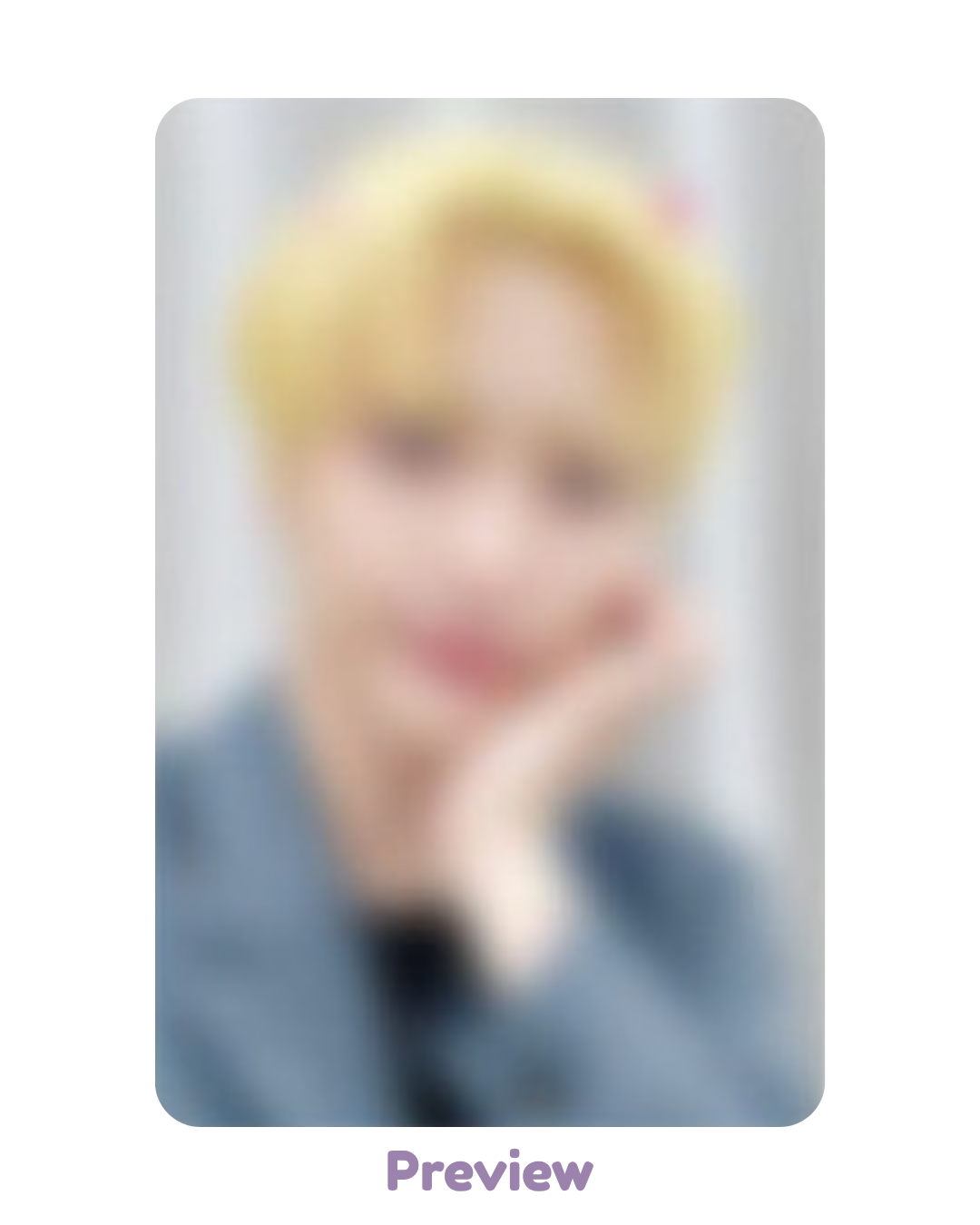 Seonghwa Makestar Lucky Draw 1.2 Hair Clip ver. Golden Hour part 5 ATEEZ