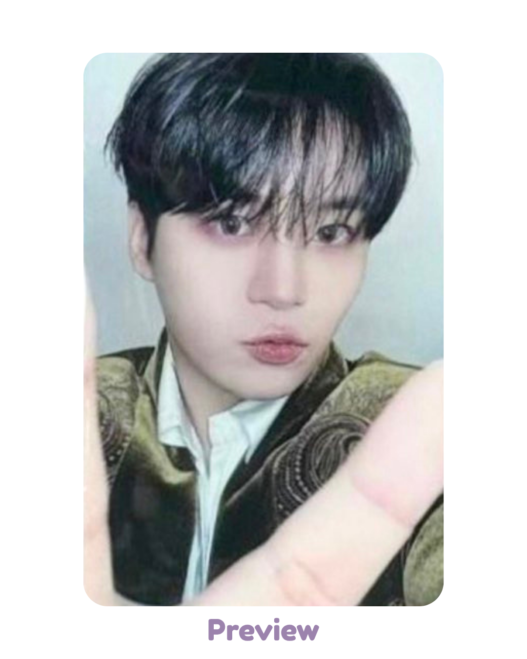 Jongho Soundwave Mini Pouch incl. Pop-up Golden Hour part 5 ATEEZ