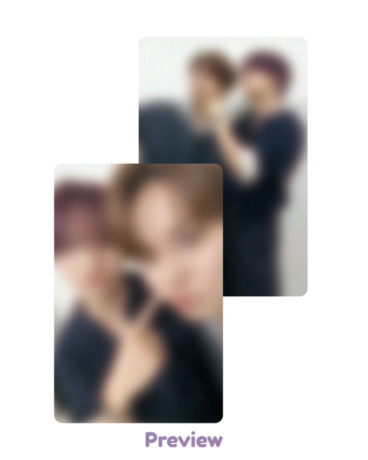 Seonghwa Jongho Musicart 2.2 Fansign ver. unit double-sided Golden Hour part 5 ATEEZ