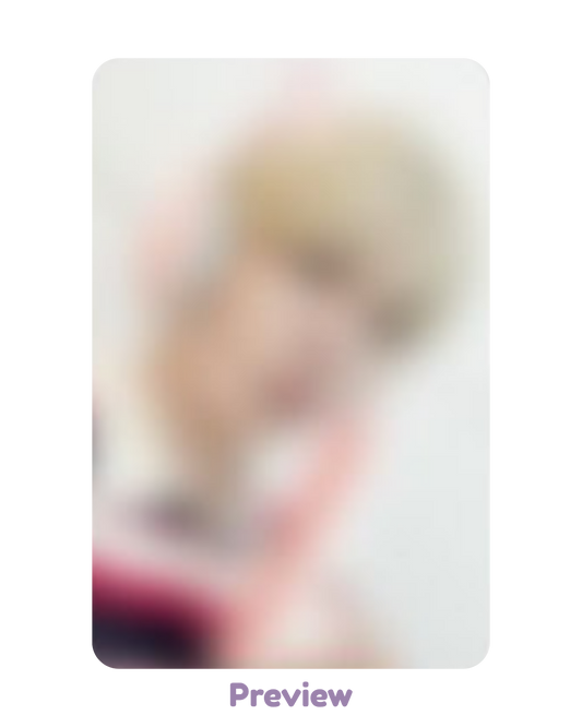 Yunho Jump Up Lucky Draw 1.1 Cat Agent ver. Golden Hour part 5 ATEEZ