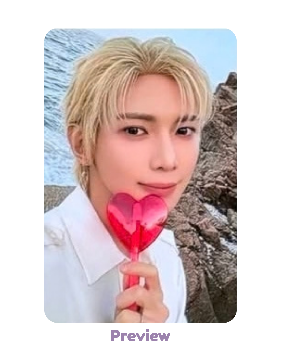 Yeosang Welcome Kit Photocard ver. Entree Benefit Blue Drift 8th Anniversary Exhibition ATEEZ