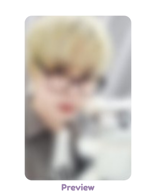 Yunho Makestar Lucky Draw 1.1 Smart Puppy ver. Golden Hour part 5 ATEEZ
