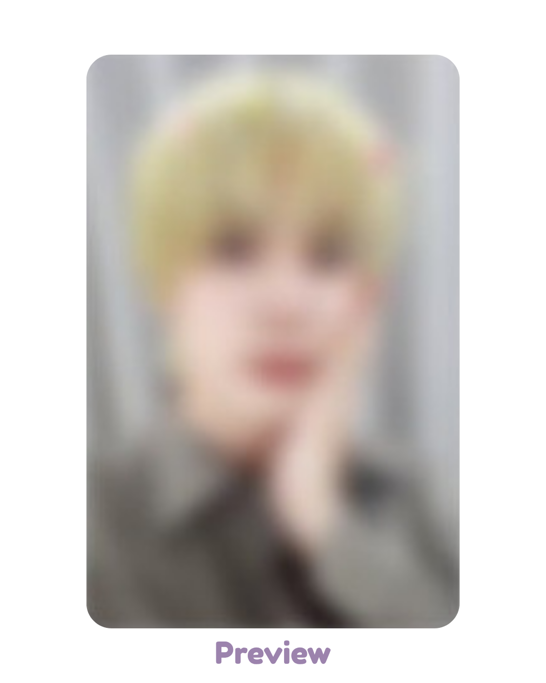 Yunho Makestar Lucky Draw 1.2 Hair Clip ver. Golden Hour part 5 ATEEZ