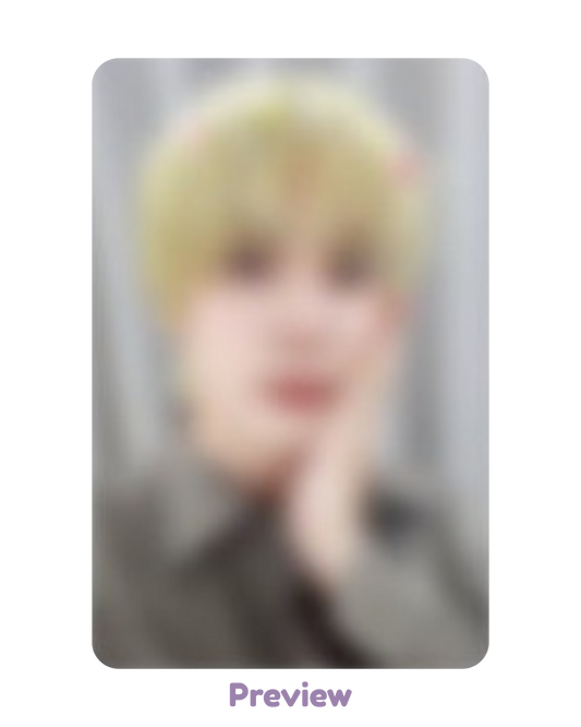 Yunho Makestar Lucky Draw 1.2 Hair Clip ver. Golden Hour part 5 ATEEZ