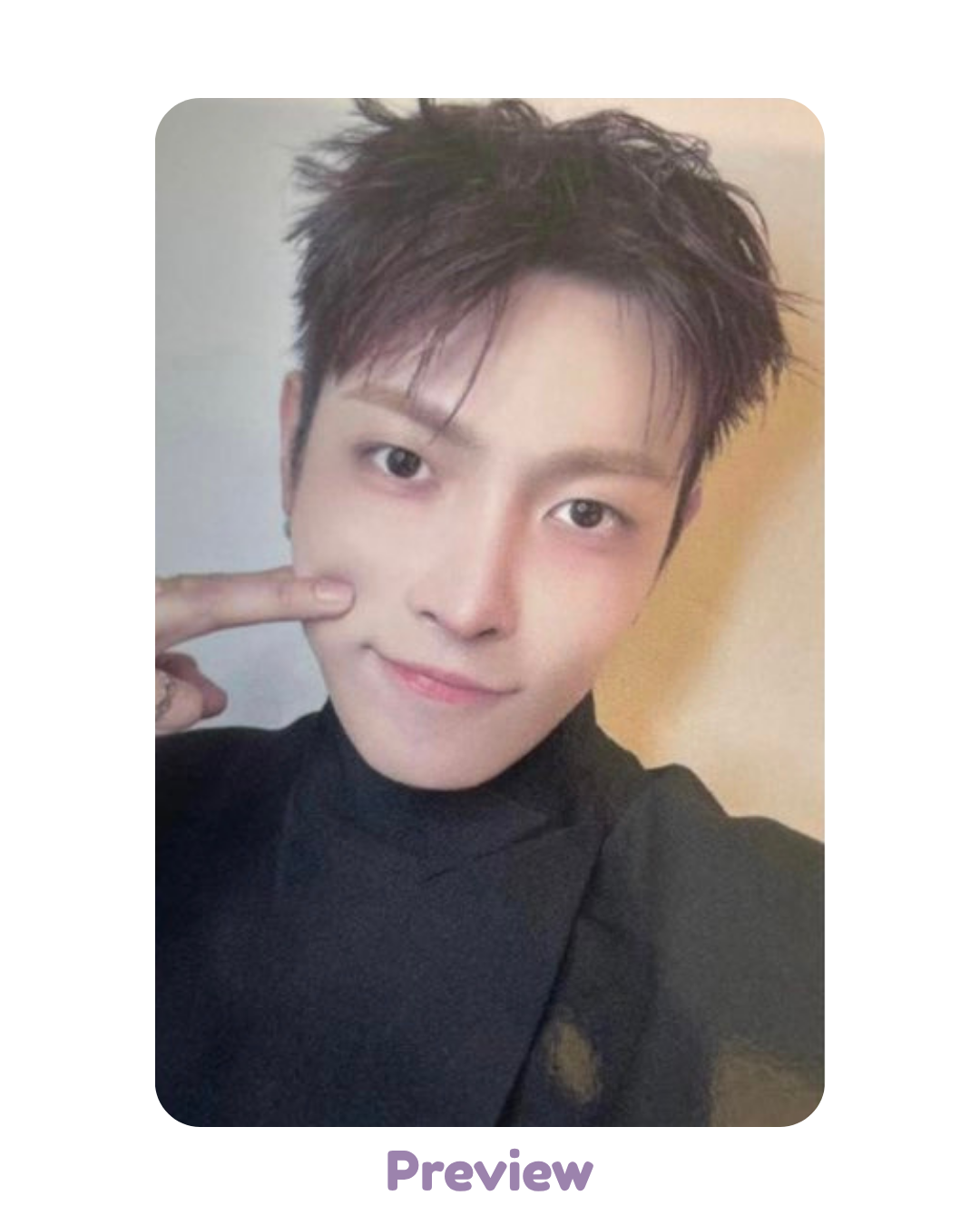 Hongjoong Soundwave String Bag incl. Pop-up Golden Hour part 5 ATEEZ