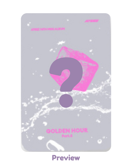 Yeosang Soundwave Slogan Towel incl. Pop-up Golden Hour part 5 ATEEZ