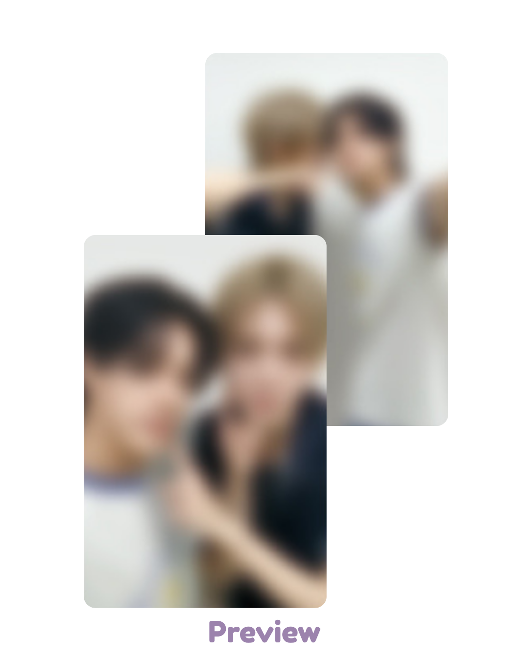 Yeosang Wooyoung Musicart 2.2 Fansign ver. unit double-sided Golden Hour part 5 ATEEZ