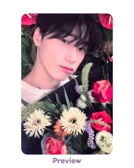 San Fromm 4.0 Flower Cafe ver. Fansign Benefit Golden Hour part 5 ATEEZ
