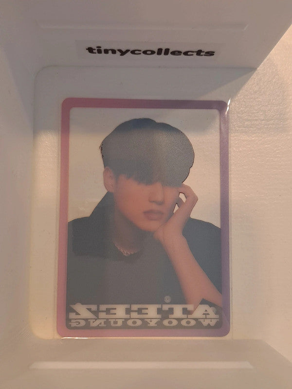 Wooyoung Not Okay pop-up Random Clear Card Shibuya Japan ATEEZ
