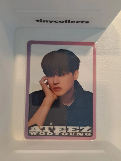 Wooyoung Not Okay pop-up Random Clear Card Shibuya Japan ATEEZ