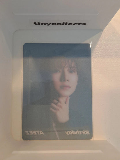 Yeosang HMV clear card POB Birthday ATEEZ