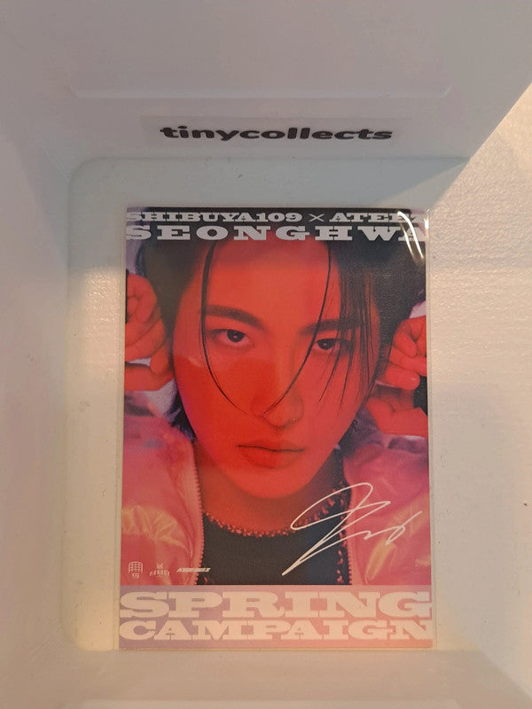 Seonghwa Spring Campaign benefit sticker Shibuya109 x ATEEZ collab