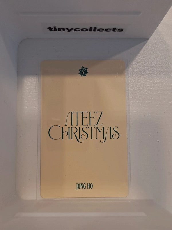 Jongho Christmas 2023 photocard KAURA WORLD X ATEEZ
