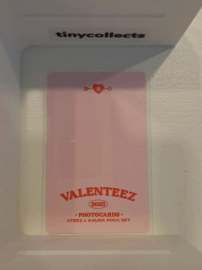 Jongho Valenteez 2023 photocard KAURA WORLD X ATEEZ
