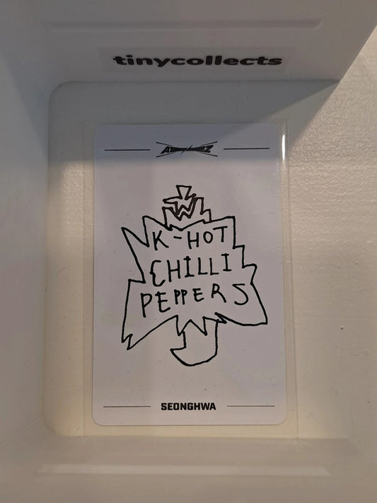 Seonghwa Kiosk Photocard Everline Pop-up Outlaw ATEEZ