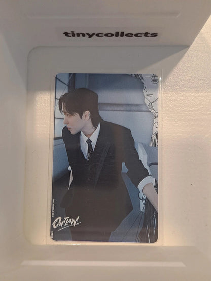 Wooyoung Kiosk Photocard Everline Pop-up Outlaw ATEEZ