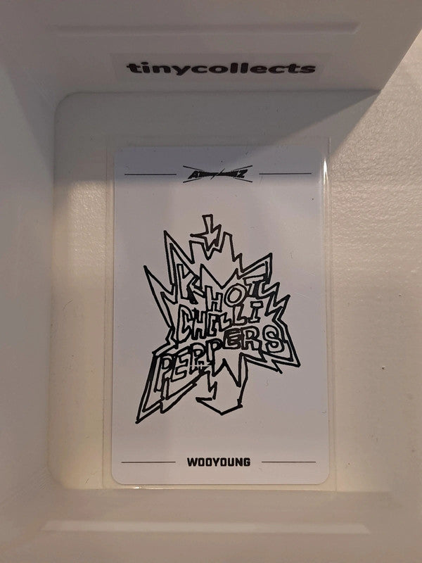 Wooyoung Kiosk Photocard Everline Pop-up Outlaw ATEEZ