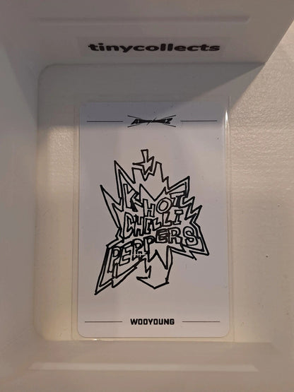 Wooyoung Kiosk Photocard Everline Pop-up Outlaw ATEEZ