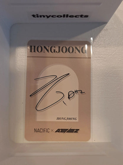 Hongjoong round 9 The Masterpiece Nacific X ATEEZ collab