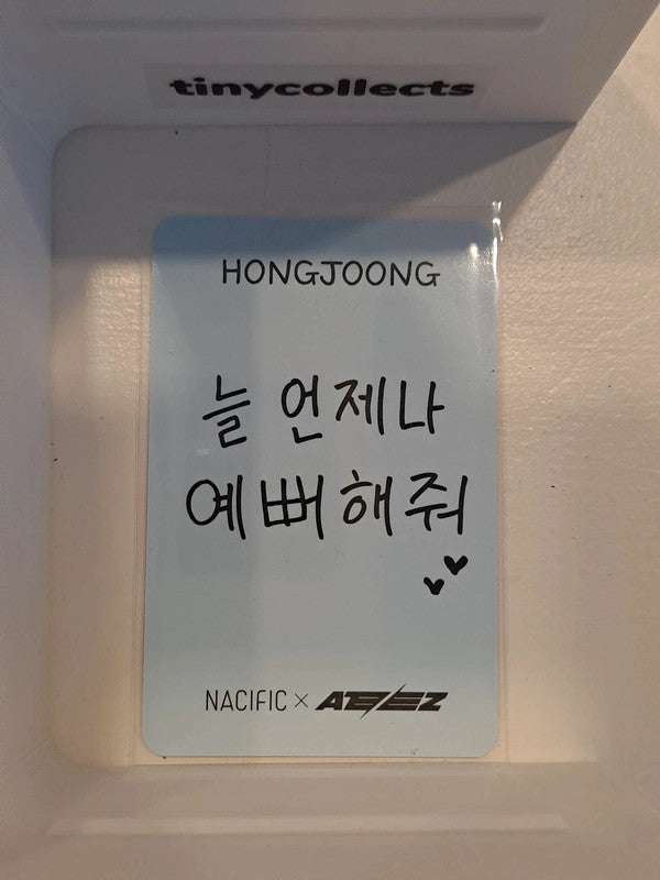 Hongjoong round 10 Happy Memories Nacific X ATEEZ collab