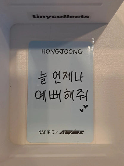 Hongjoong round 10 Happy Memories Nacific X ATEEZ collab