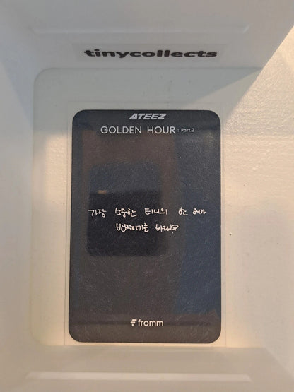 Jongho Fromm 6.0 pob Golden Hour part 2 ATEEZ