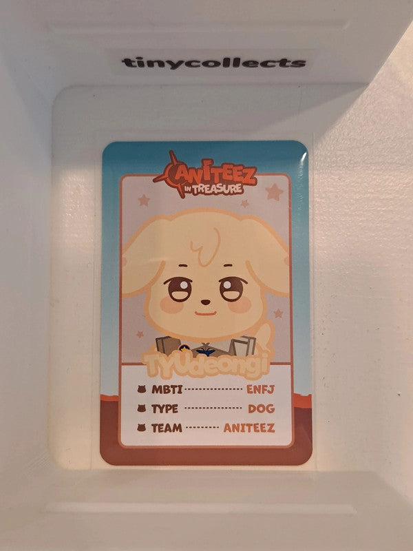 TYUdeongi trading card 8 Aniteez in Treasure ATEEZ