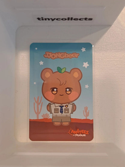 JJONGbear trading card 8 Aniteez in Treasure ATEEZ