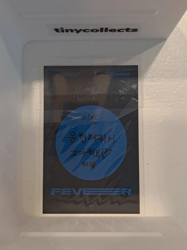 Yeosang YGlobal holo pob ZERO: Fever part 2 ATEEZ