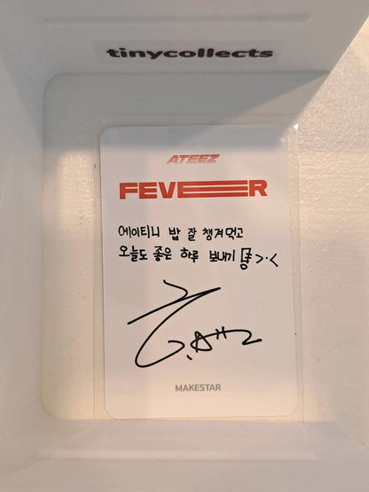 Hongjoong Makestar 2.0 regular ver. pob Fever part 2 ATEEZ