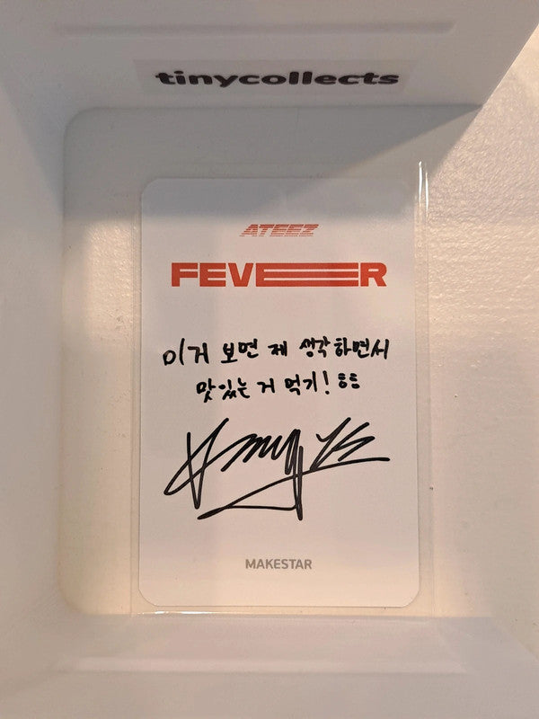 Yeosang Makestar 2.0 regular ver. pob Fever part 2 ATEEZ