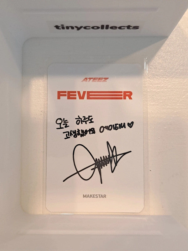 Jongho Makestar 2.0 regular ver. pob Fever part 2 ATEEZ