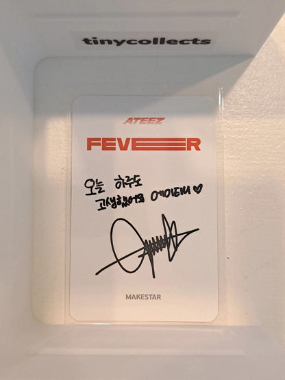 Jongho Makestar 2.0 regular ver. pob Fever part 2 ATEEZ