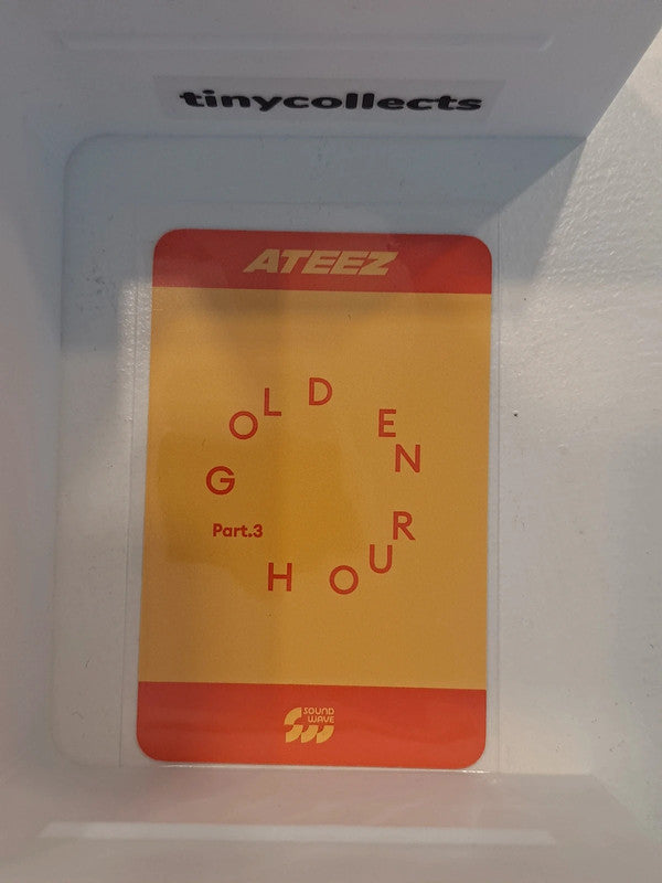 Mingi Soundwave 1.0 LD Hurt finger Golden Hour part 3 ATEEZ