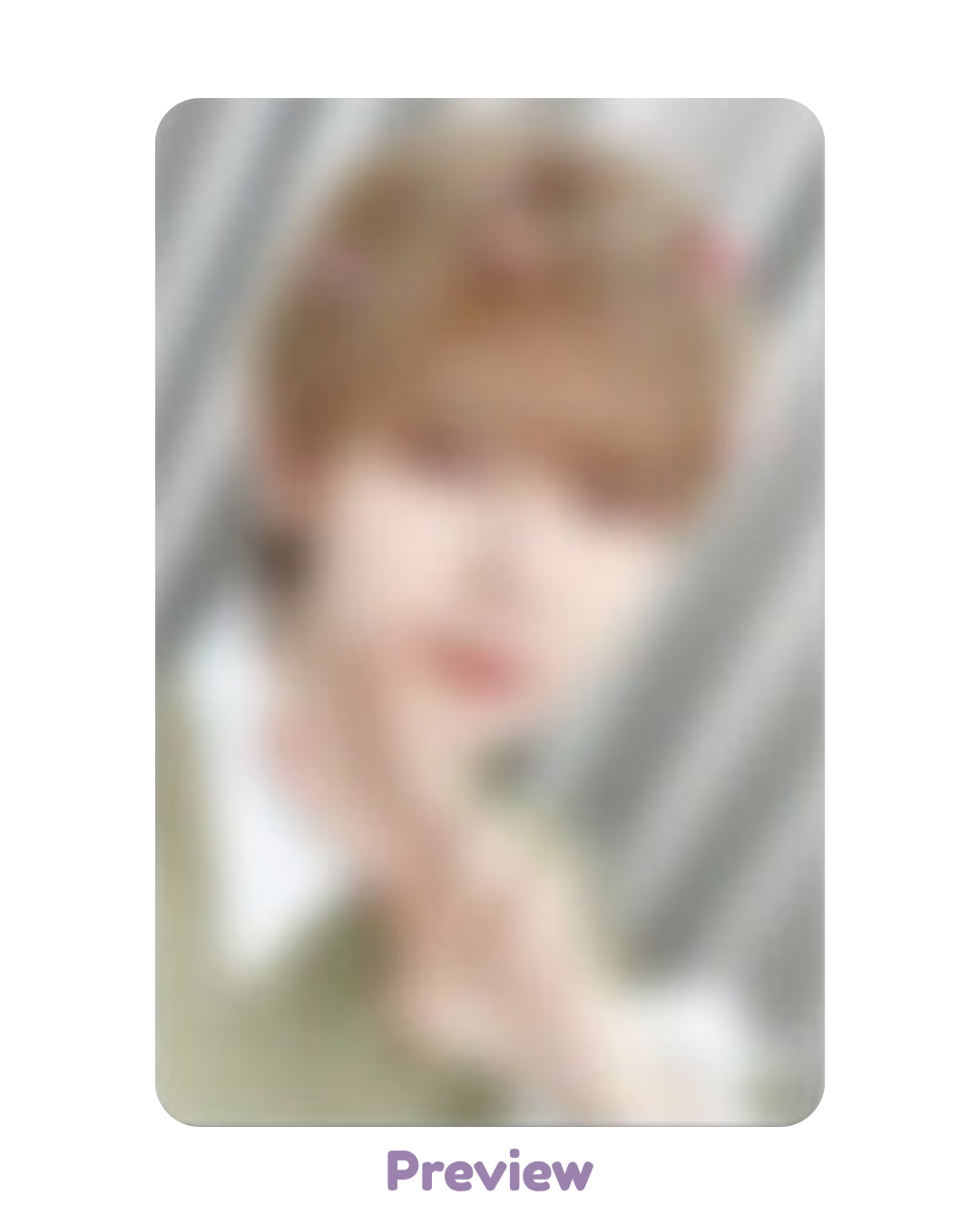 Yeosang Makestar Lucky Draw 1.2 Hair Clip ver. Golden Hour part 5 ATEEZ